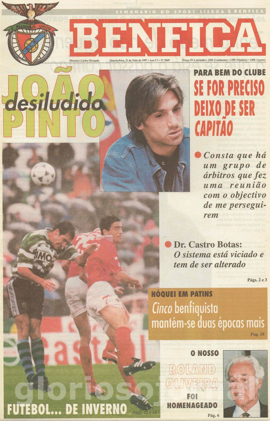 jornal o benfica 2849 1997-05-21